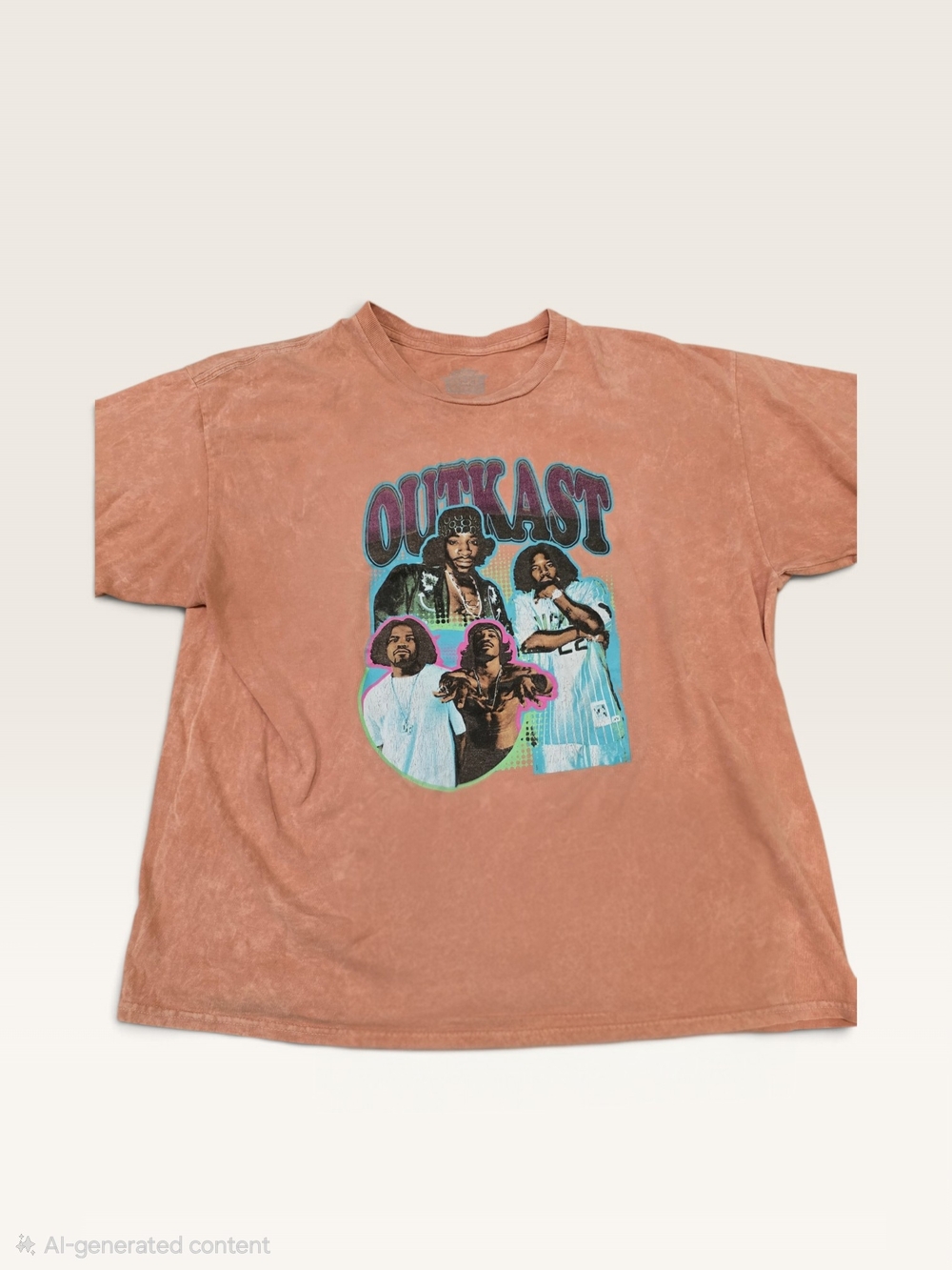 OutKast Graphic Short Sleeve Tee - Rust Pink